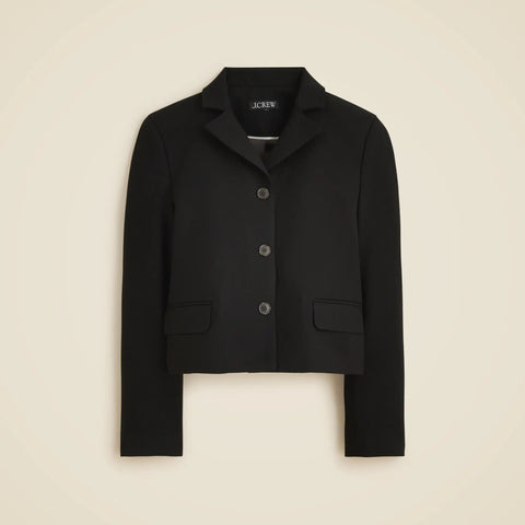 Cropped lady blazer in four-season stretch
