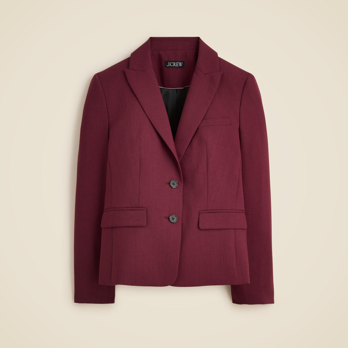 École blazer in Italian gauzy wool blend