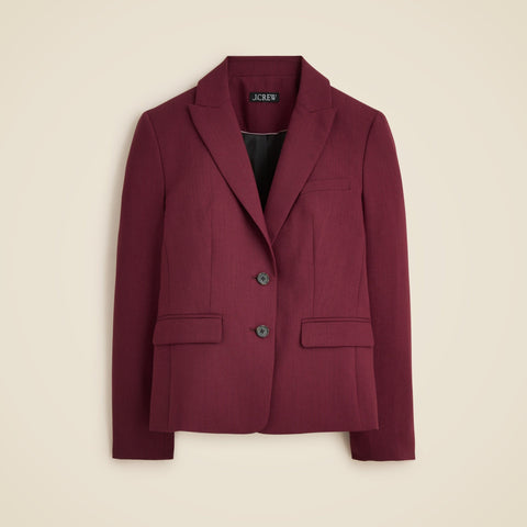 École blazer in Italian gauzy wool blend