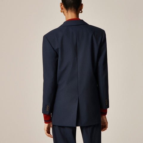 Gamine blazer in Italian studio wool blend