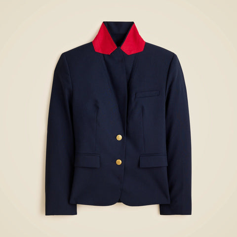 École blazer in Italian studio wool blend