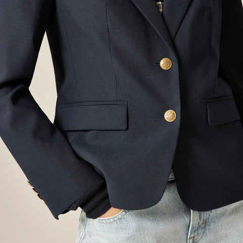 École blazer in Italian studio wool blend