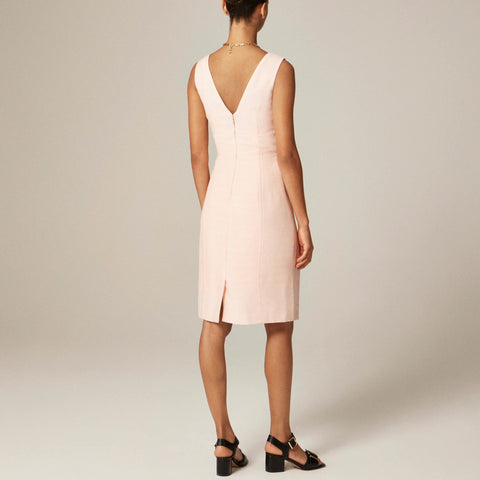 Seamed sheath dress