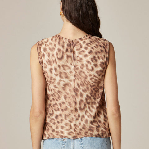Shell top in viscose chiffon