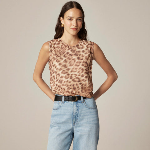 Shell top in viscose chiffon