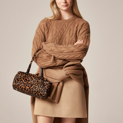 Delphine shoulder bag in calf hair