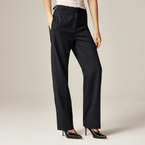 Alex Eagle X J.Crew suit pant in pinstriped wool