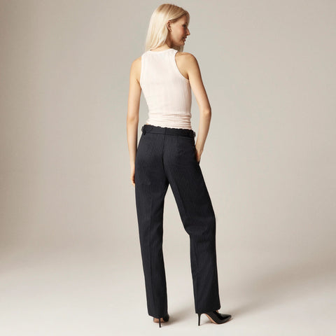 Alex Eagle X J.Crew suit pant in pinstriped wool