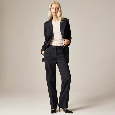 Alex Eagle X J.Crew suit pant in pinstriped wool