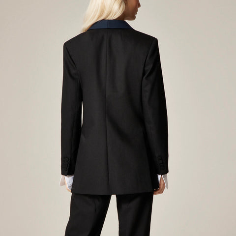Alex Eagle X J.Crew tuxedo blazer in wool blend