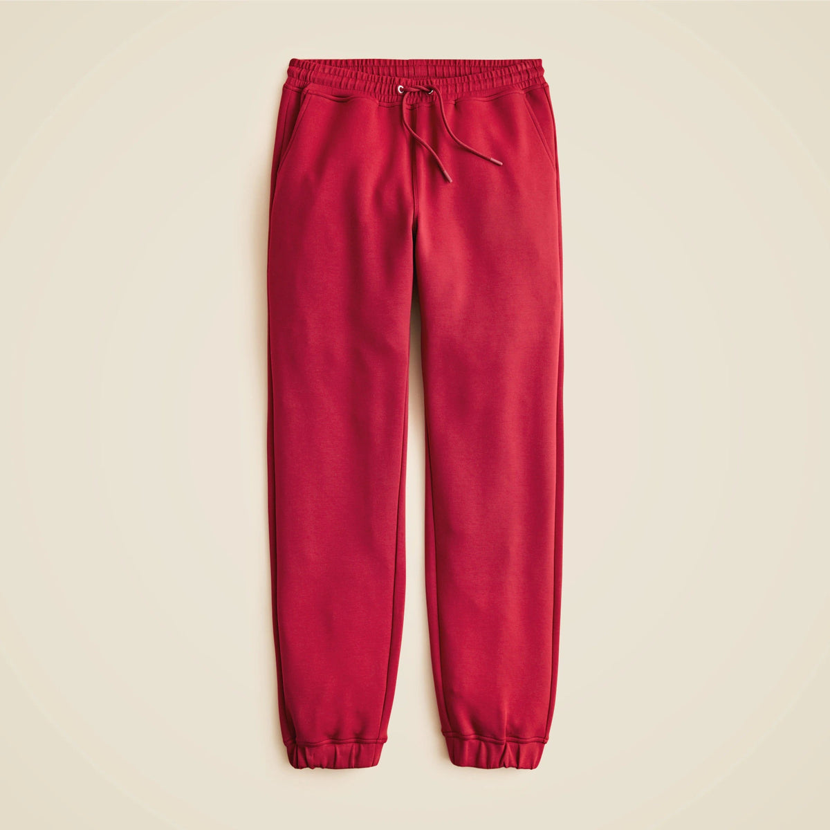 Scuba-knit jogger pant