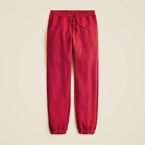 Scuba-knit jogger pant