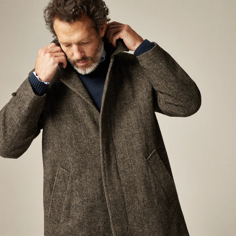 Rivington car coat in wool
