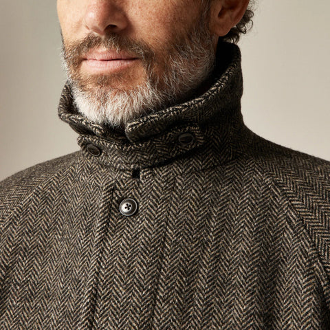 Rivington car coat in wool