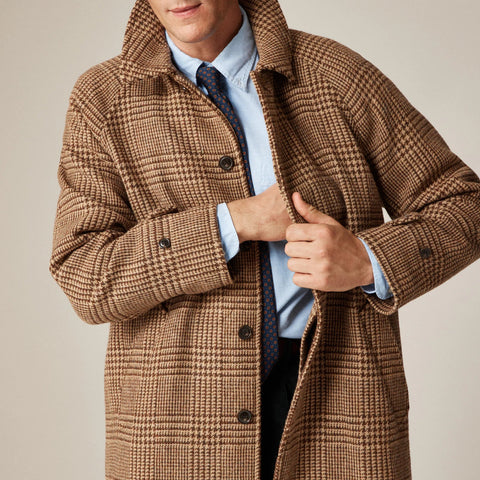 Rivington car coat in wool