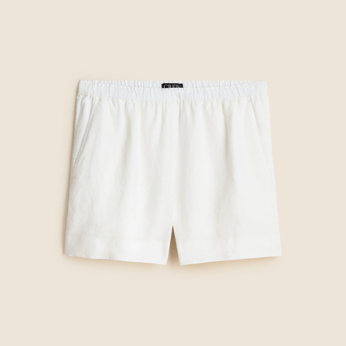 3" Stratus short in linen