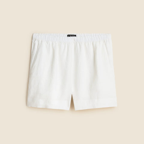 3" Stratus short in linen