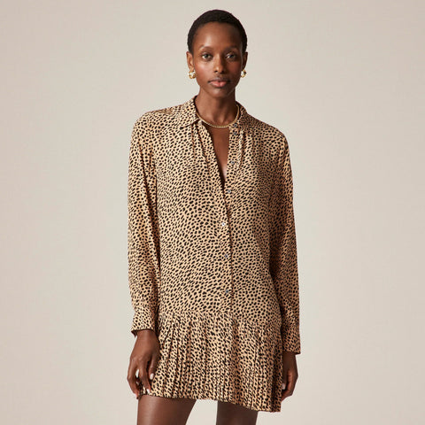 New Amelia shirt-dress in cheetah print