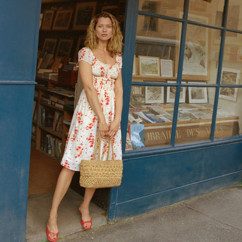 Rouje X J.Crew Rêverie dress in vintage floral