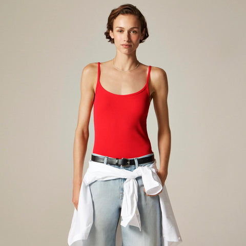 Perfect rib slim-fit camisole