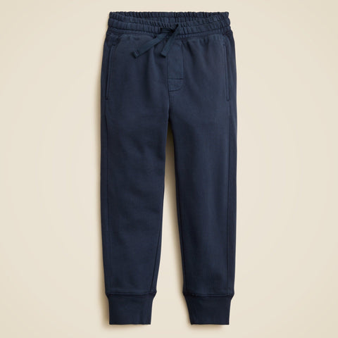 Kids' slim-slouchy jogger pant in terry