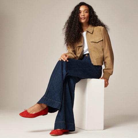 Quinn ballet flats in suede