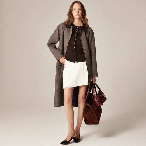 Wide-rib cashmere cardigan