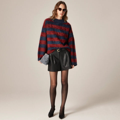 2025 brushed cashmere Rollneck™ sweater in stripe