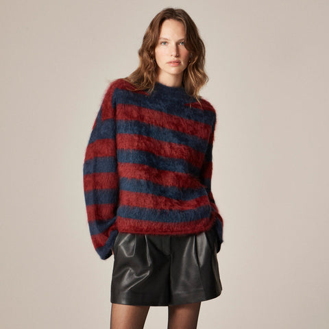2025 brushed cashmere Rollneck™ sweater in stripe