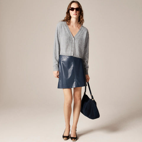 Brushed cashmere party cardigan