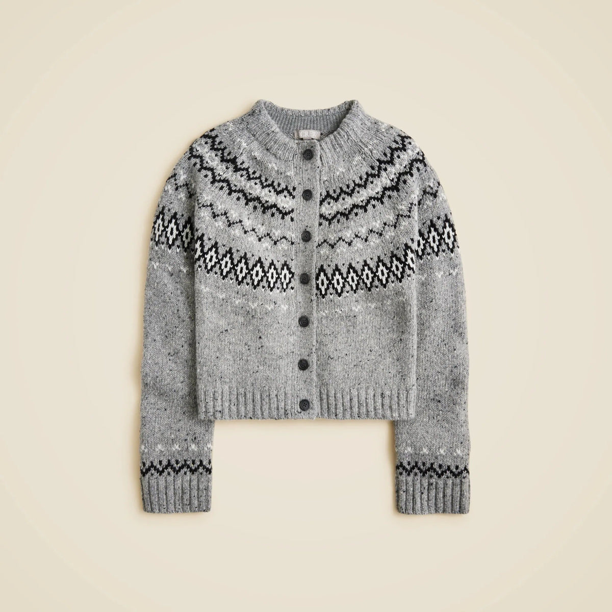 Fair Isle cardigan in wool blend