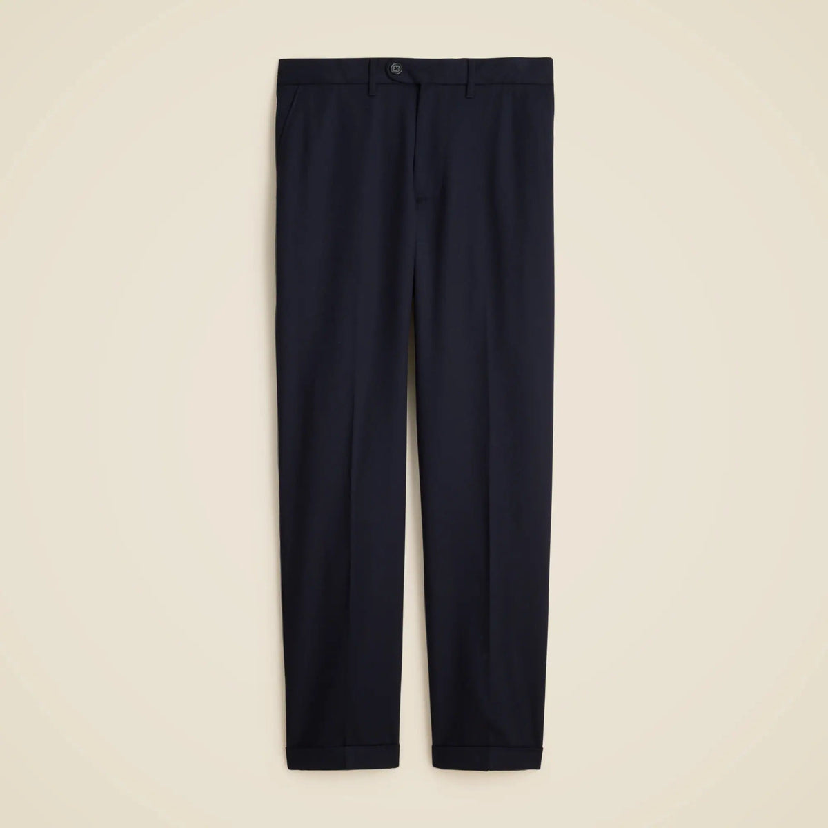 Classic creased wool trouser