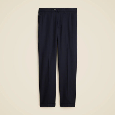 Classic creased wool trouser