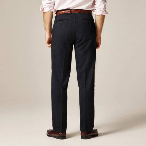 Classic creased wool trouser