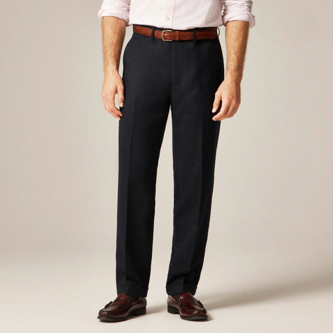 Classic creased wool trouser