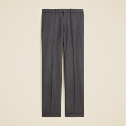 Classic creased wool trouser