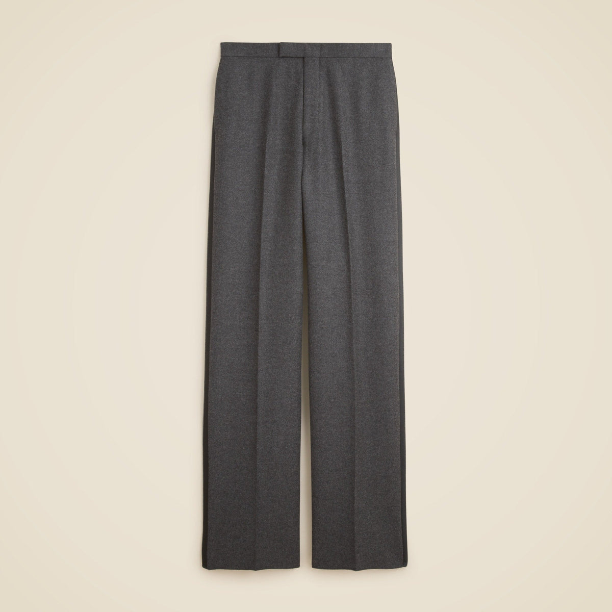 Limited-edition Relaxed-fit tuxedo pant in English wool flannel