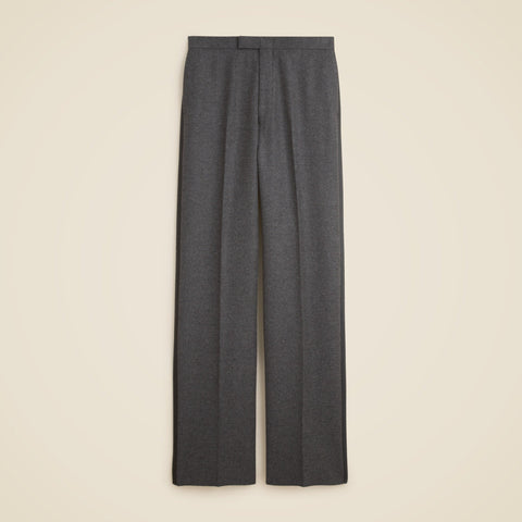 Limited-edition Relaxed-fit tuxedo pant in English wool flannel