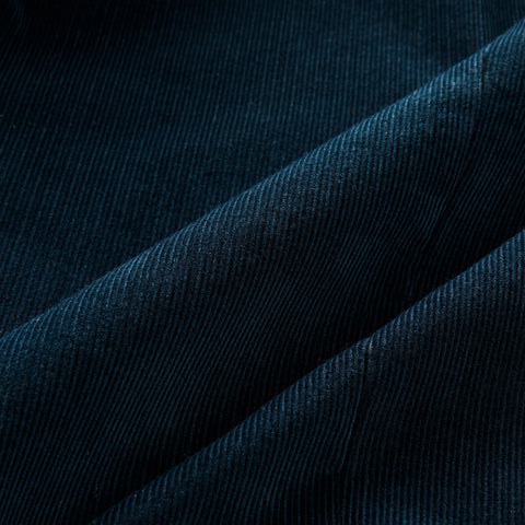 Shawl-collar lounge jacket in Italian corduroy