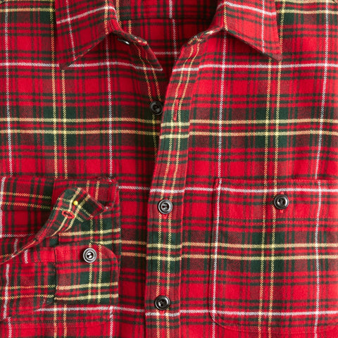 Midweight flannel workshirt