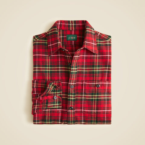 Midweight flannel workshirt