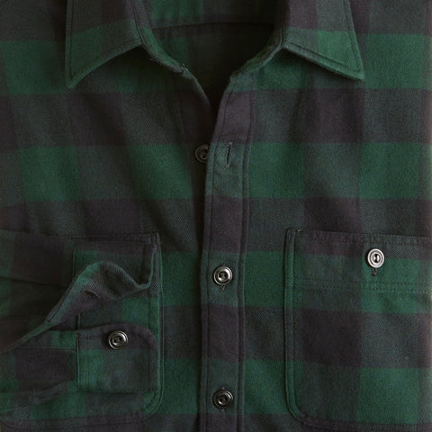 Midweight flannel workshirt