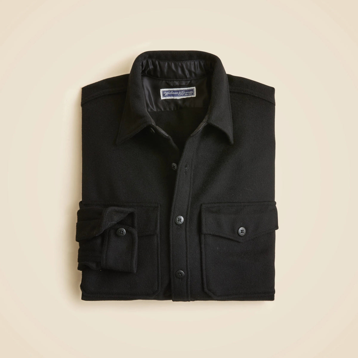 Wallace & Barnes CPO shirt in wool blend