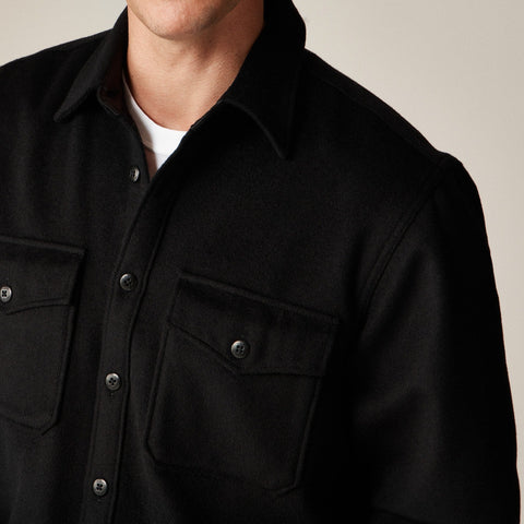 Wallace & Barnes CPO shirt in wool blend