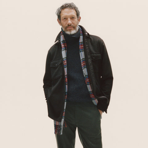 Wallace & Barnes CPO shirt in wool blend