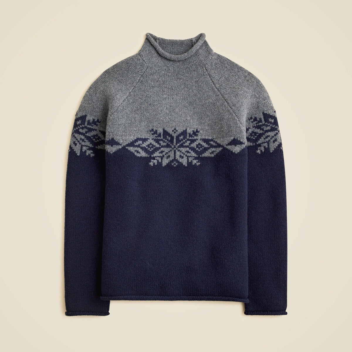 Fair Isle Rollneck™ sweater in lambswool