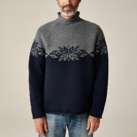 Fair Isle Rollneck™ sweater in lambswool