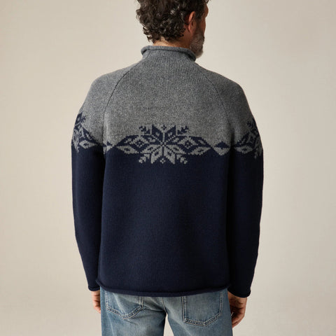 Fair Isle Rollneck™ sweater in lambswool