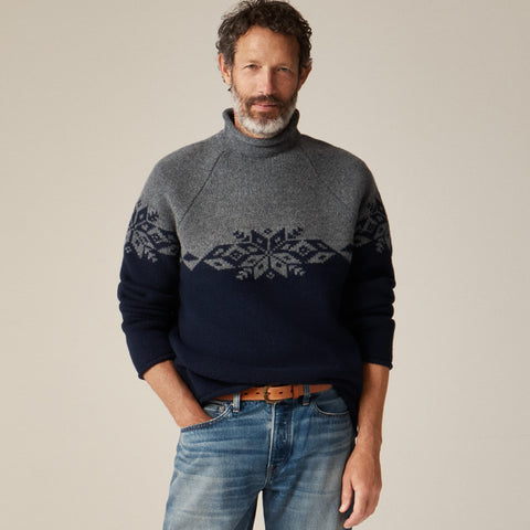 Fair Isle Rollneck™ sweater in lambswool