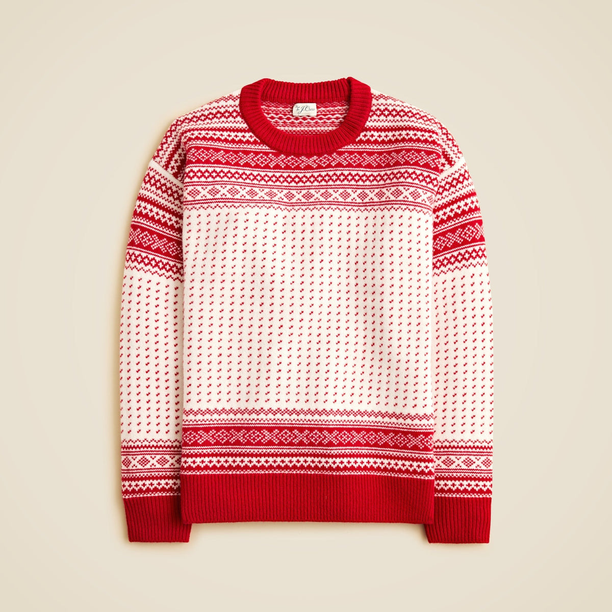 Fair Isle wool sweater